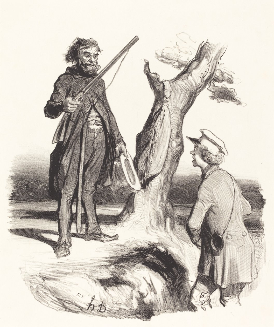 Un Pobre padre de familia que... de Honoré Daumier