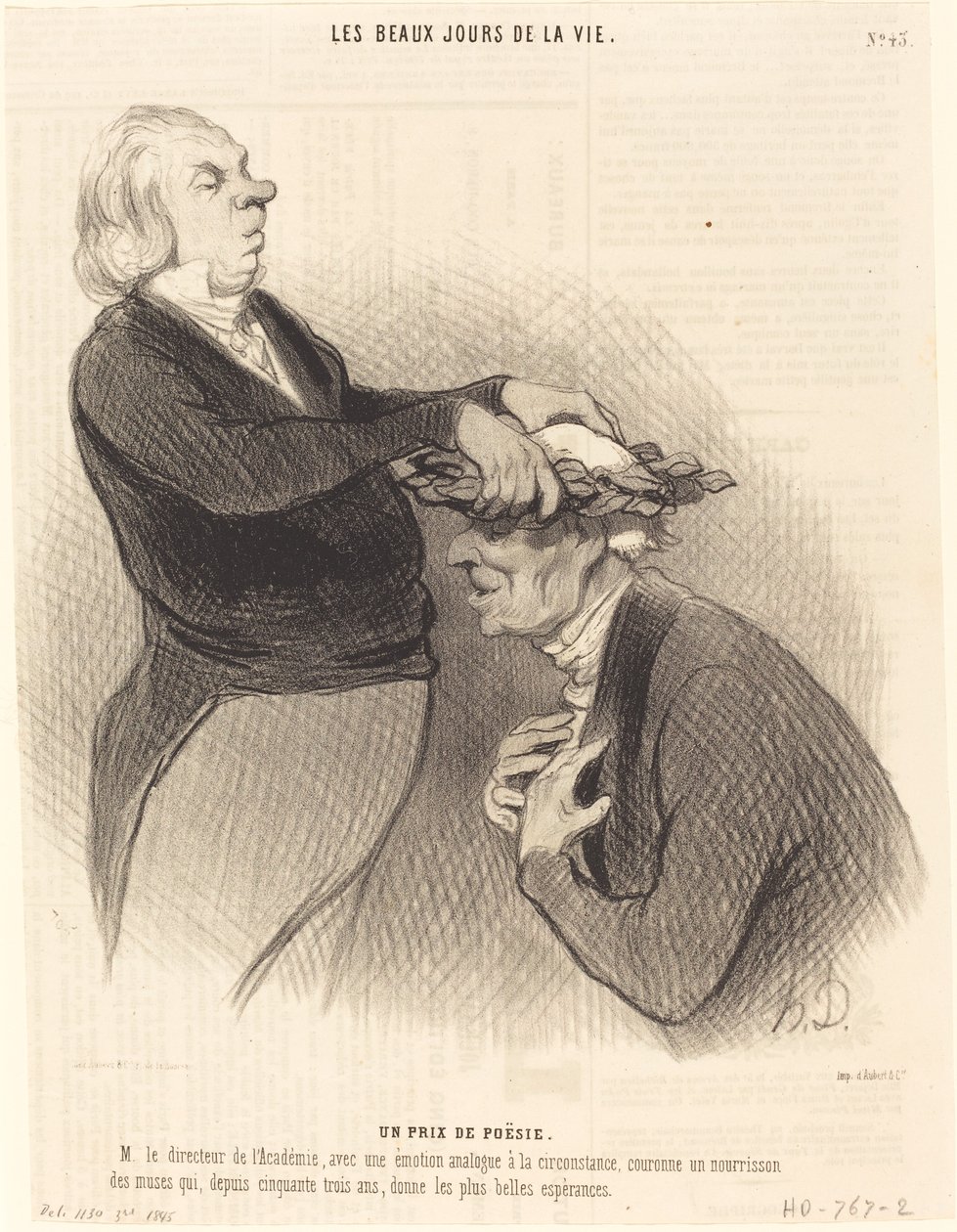 Un premio de poesía de Honoré Daumier
