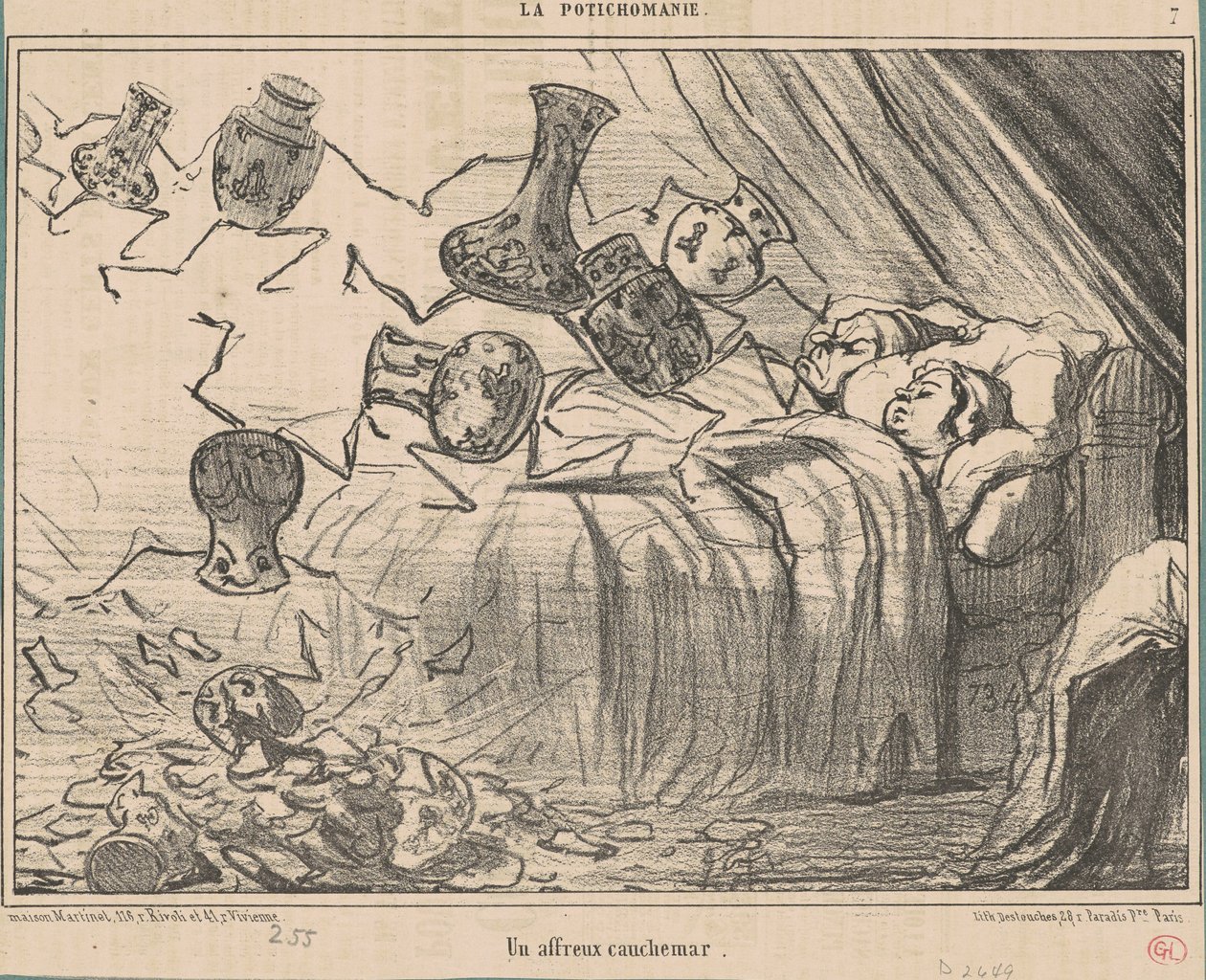 Una pesadilla horrible de Honoré Daumier
