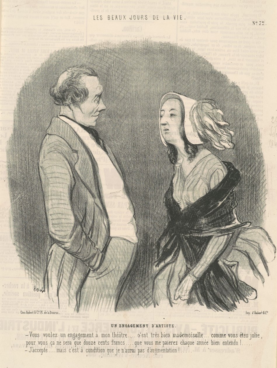 Un compromiso de artista de Honoré Daumier