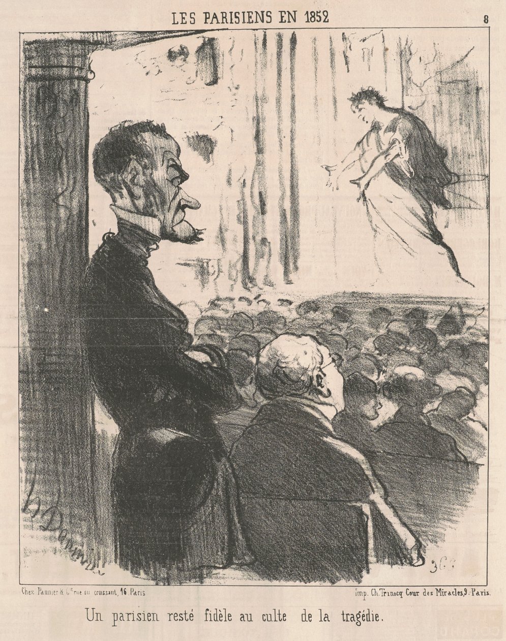 Un parisino que se mantuvo fiel... de Honoré Daumier
