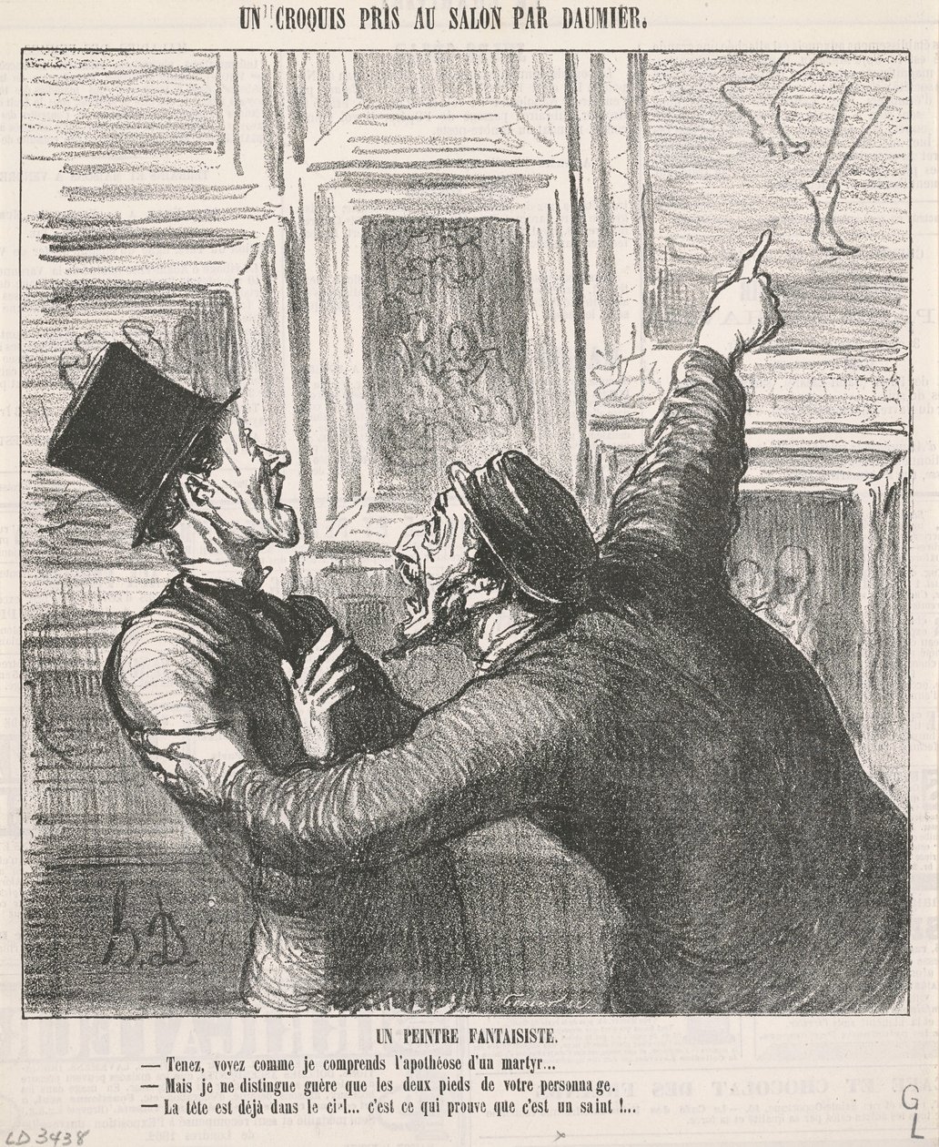 Un pintor fantasioso de Honoré Daumier