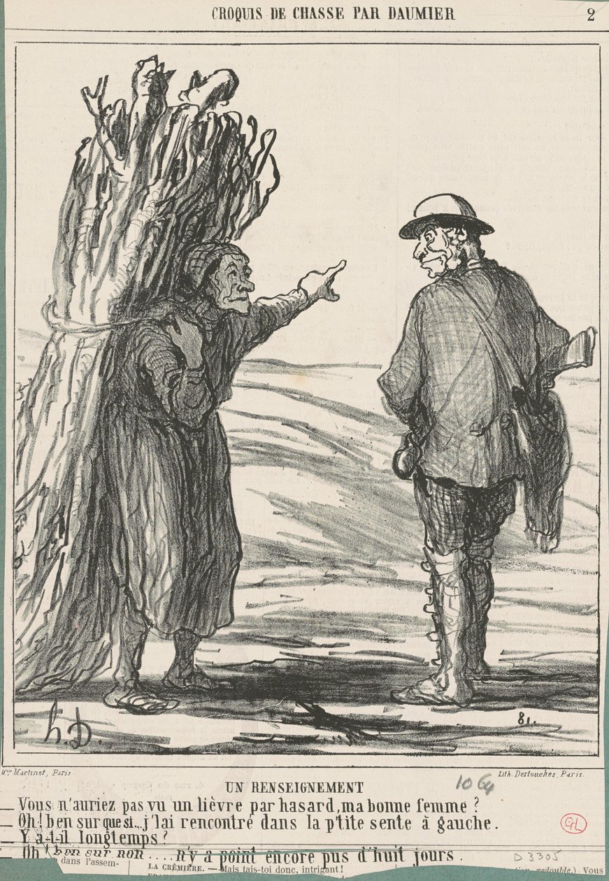 Una información de Honoré Daumier