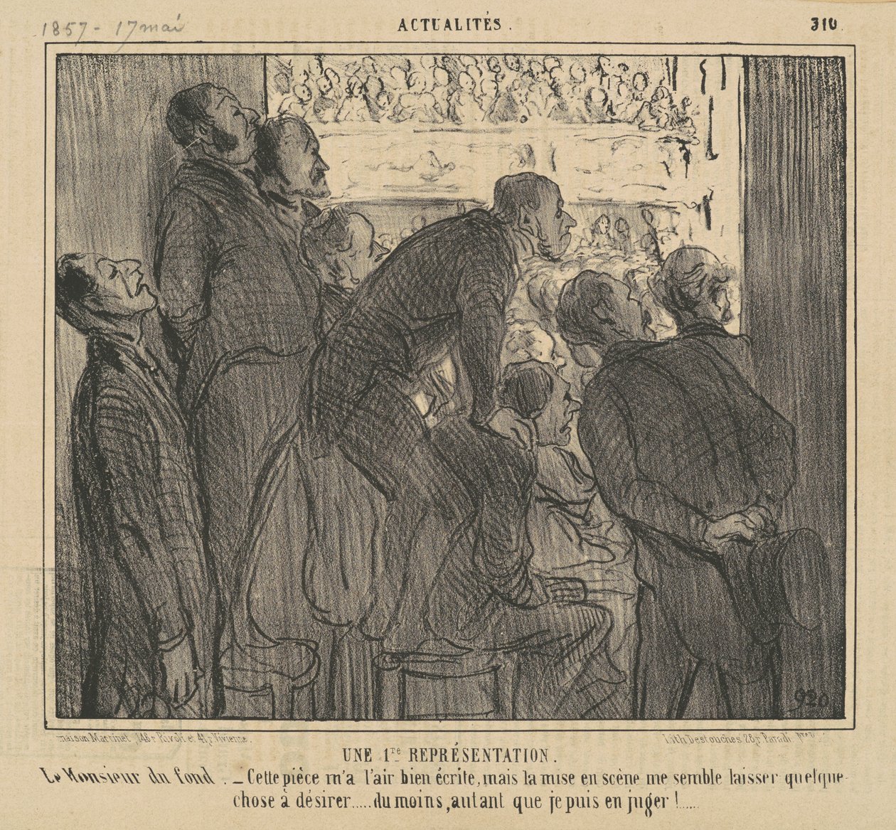 Una 1ª representación de la bolsa de Honoré Daumier