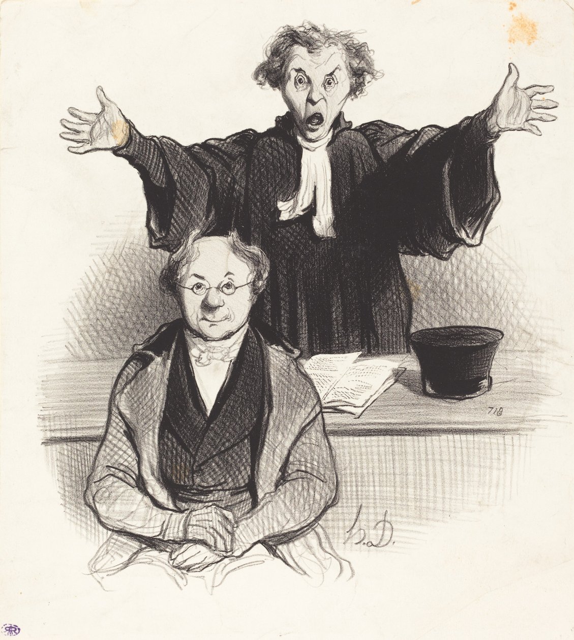 Una solicitud de separación de Honoré Daumier