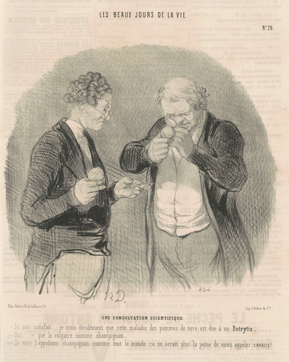 Una consulta científica de Honoré Daumier