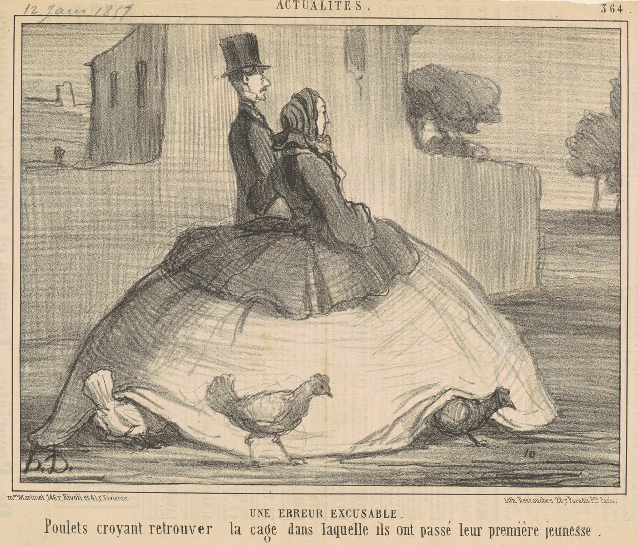 Un error excusable de Honoré Daumier