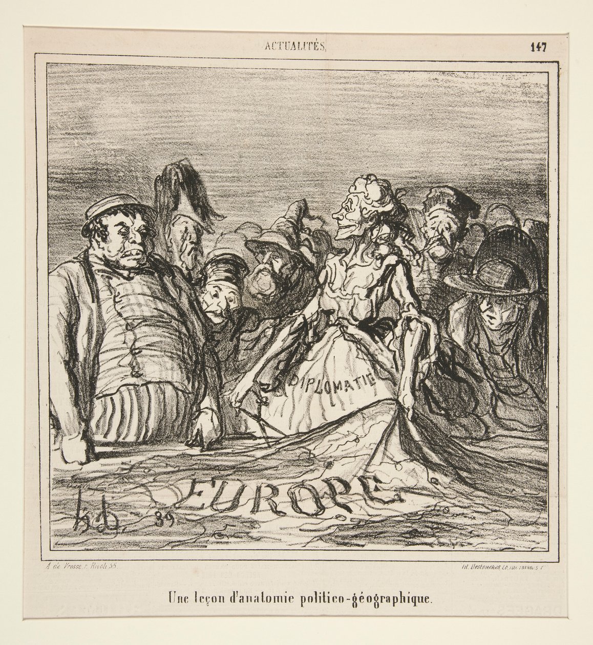 una lección de de Honoré Daumier