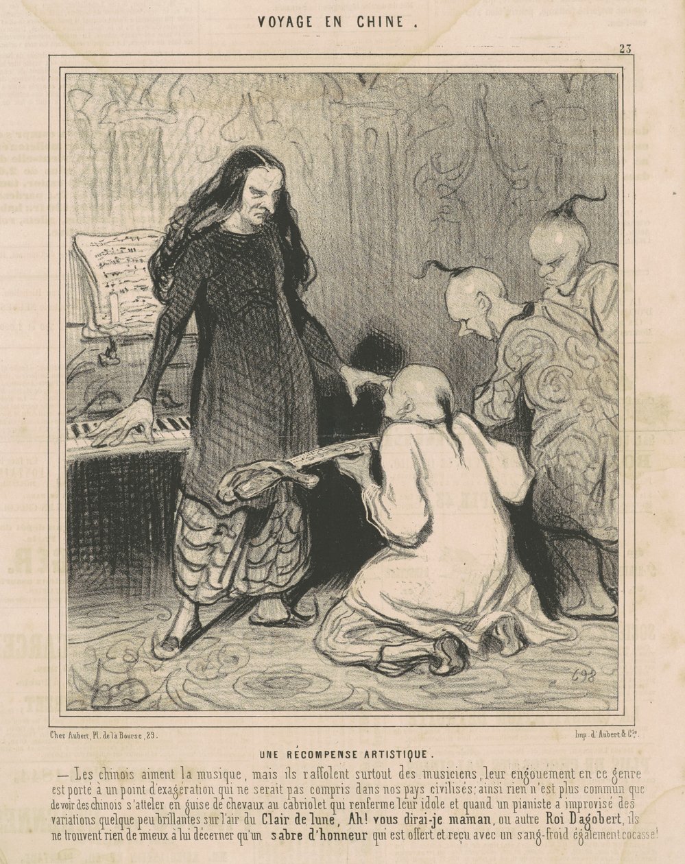 Una Recompensa Artística de Honoré Daumier