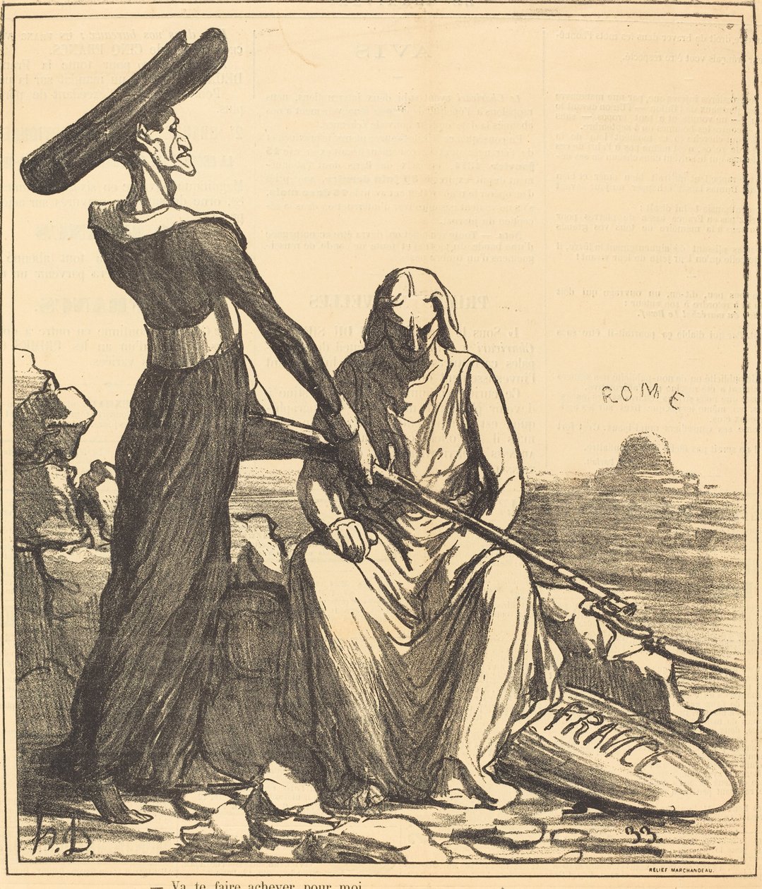 Ve a terminar por mí de Honoré Daumier
