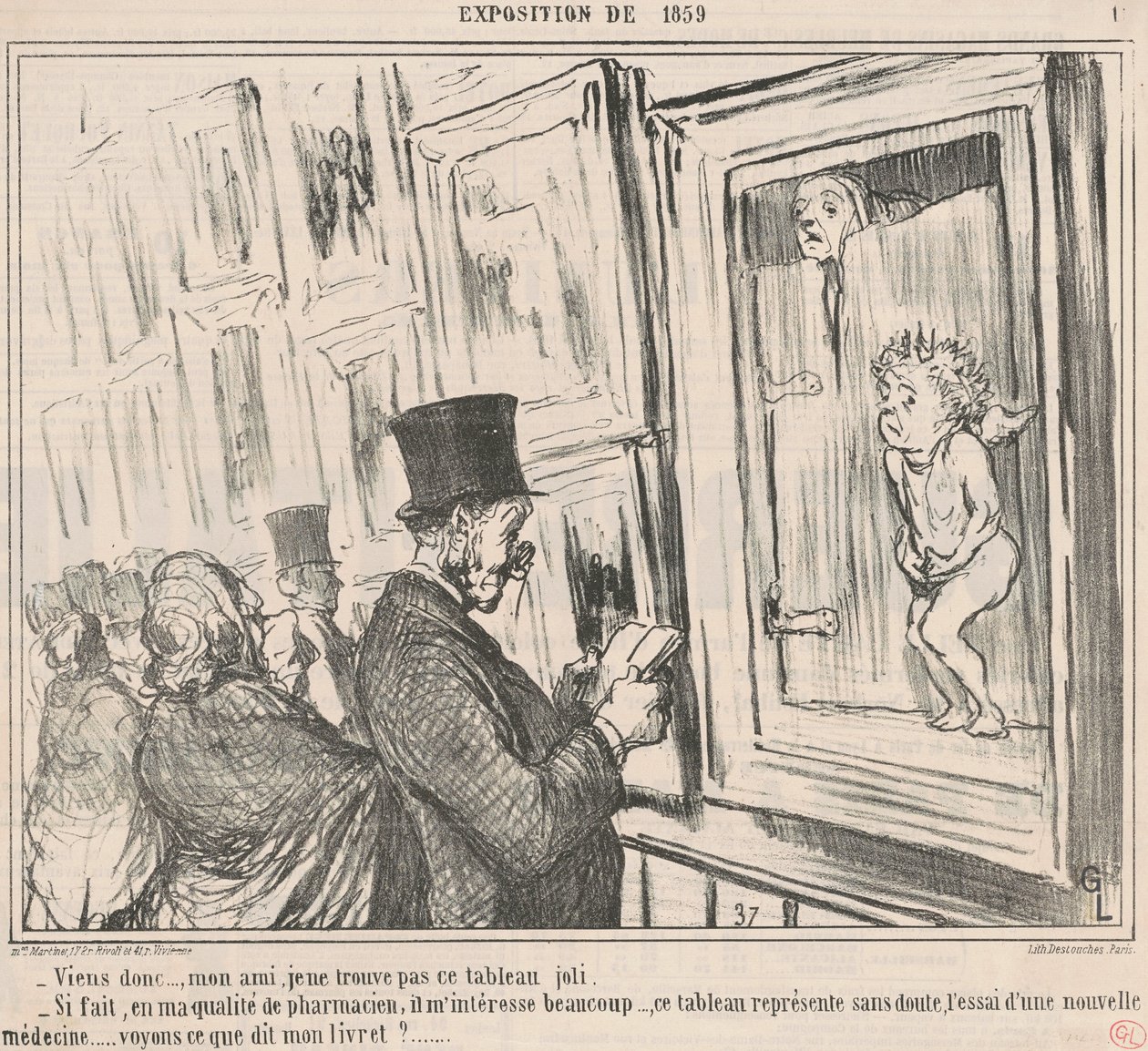 Ven entonces..., mi amigo, no encuentro... de Honoré Daumier