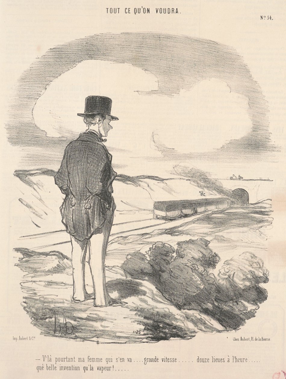 Ahí va mi mujer... de Honoré Daumier