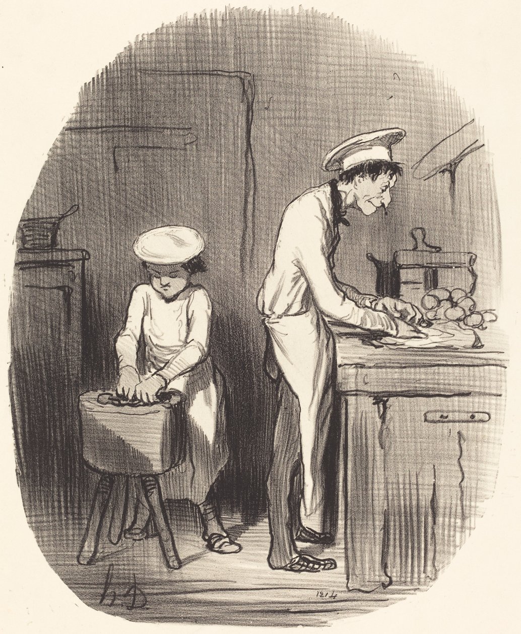¿Ves pequeño, estás equivocado...? de Honoré Daumier