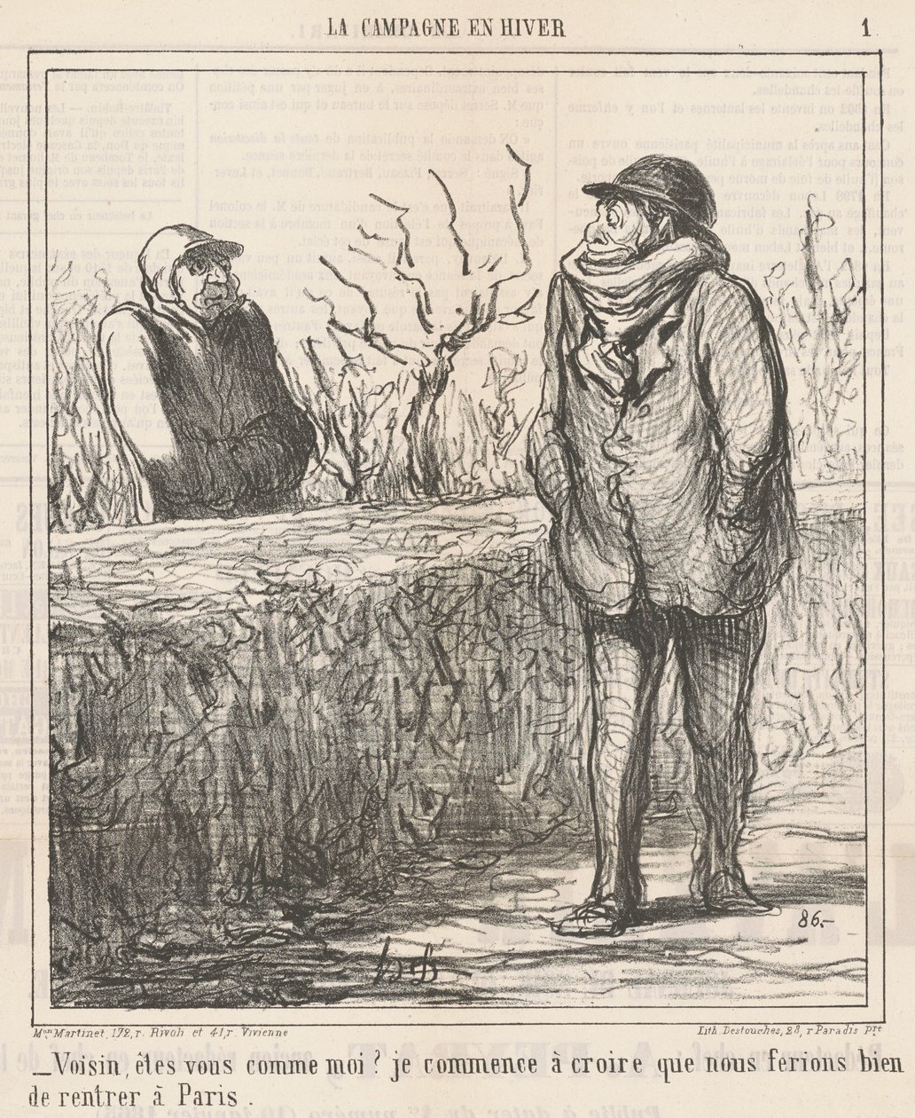 Vecino, ¿eres como yo?... de Honoré Daumier
