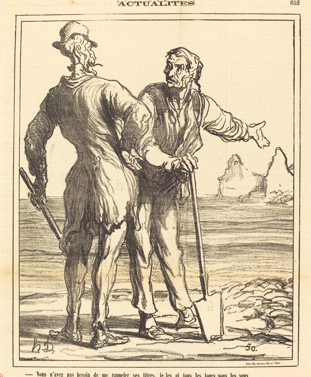 No necesitas recordarme sus títulos... de Honoré Daumier