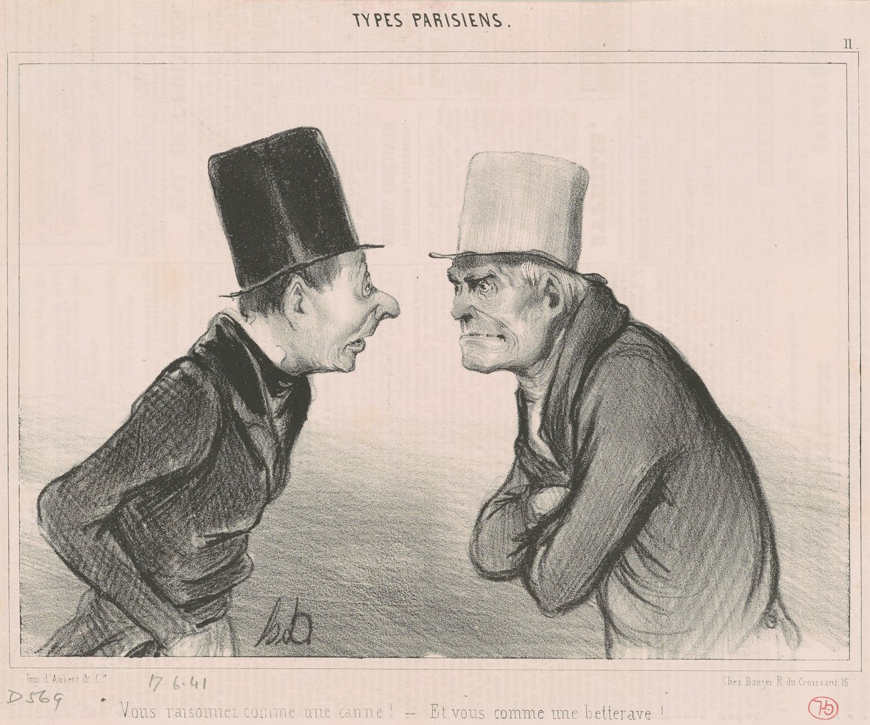 ¡Usted razona como un pato! de Honoré Daumier