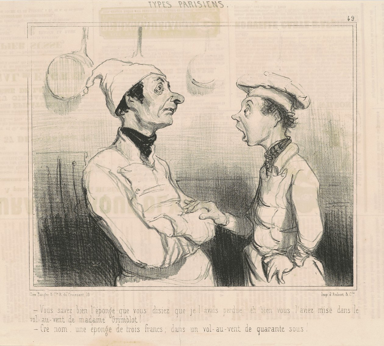 Ya sabes bien la esponja que decías... de Honoré Daumier