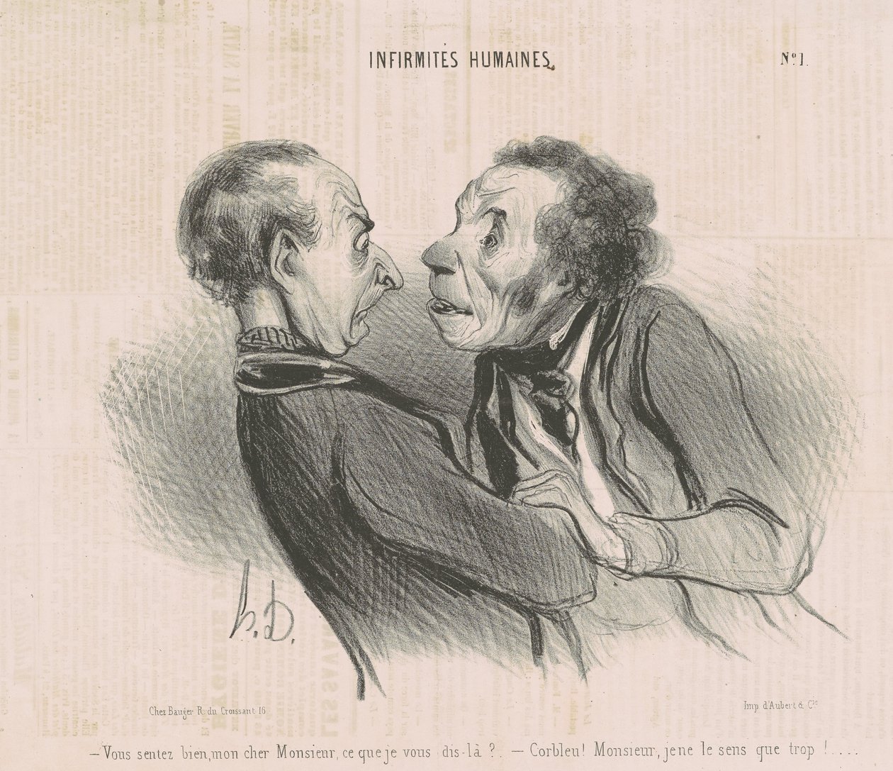 Usted siente bien, mi querido señor... de Honoré Daumier
