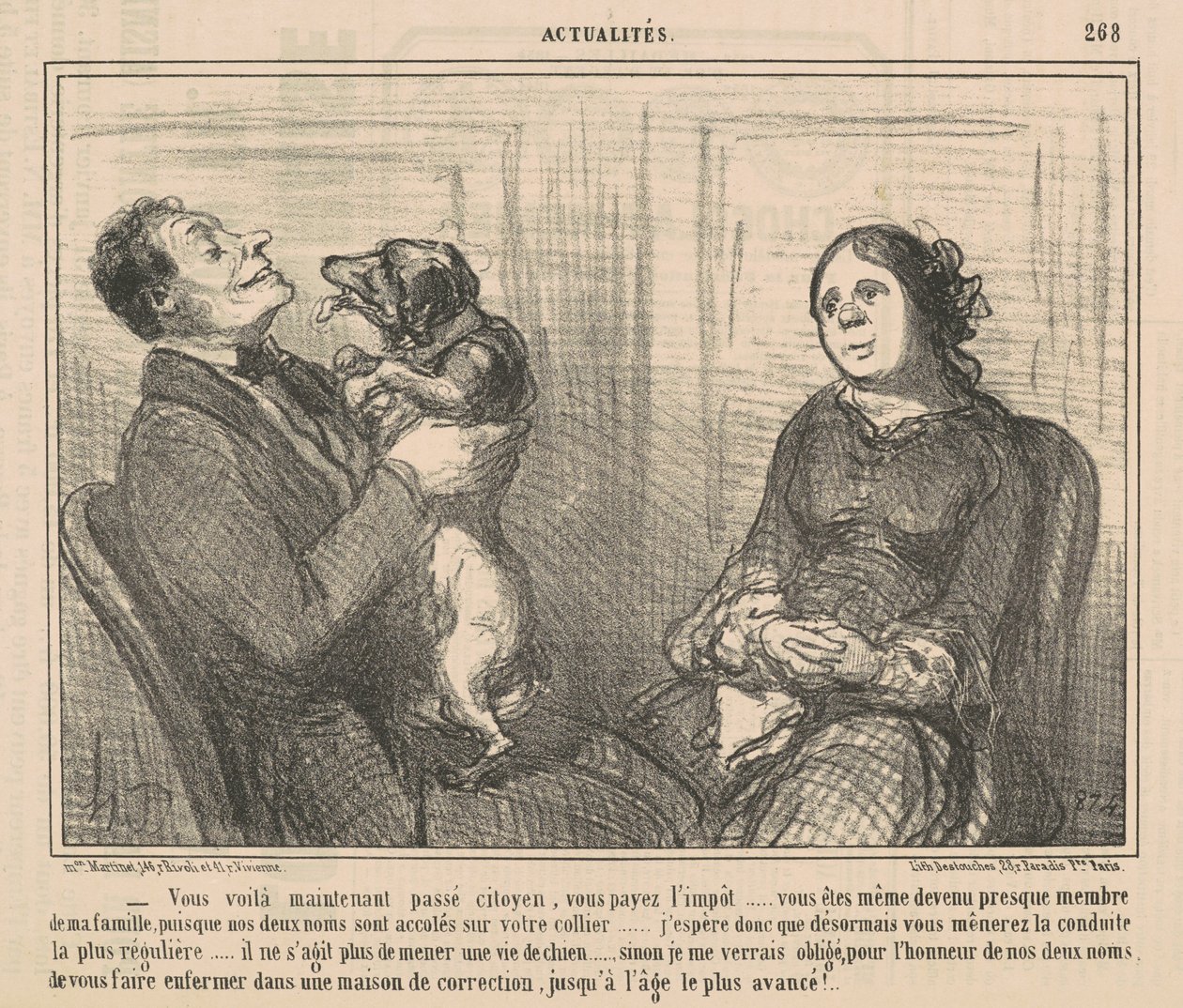 Vous voila maintenant passe citoyen de Honoré Daumier