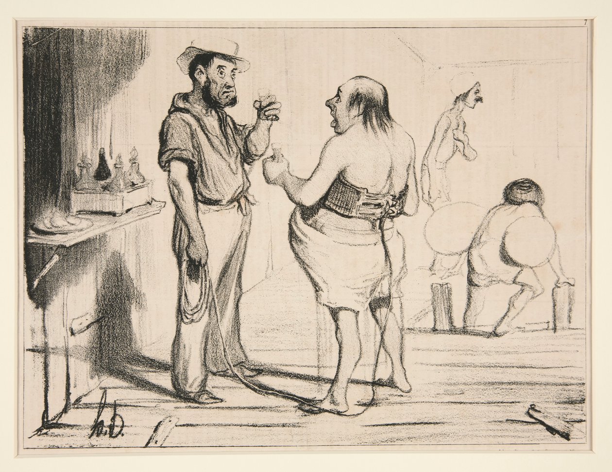 Ya ves, Bourgeois, estás precisamente en el de Honoré Daumier