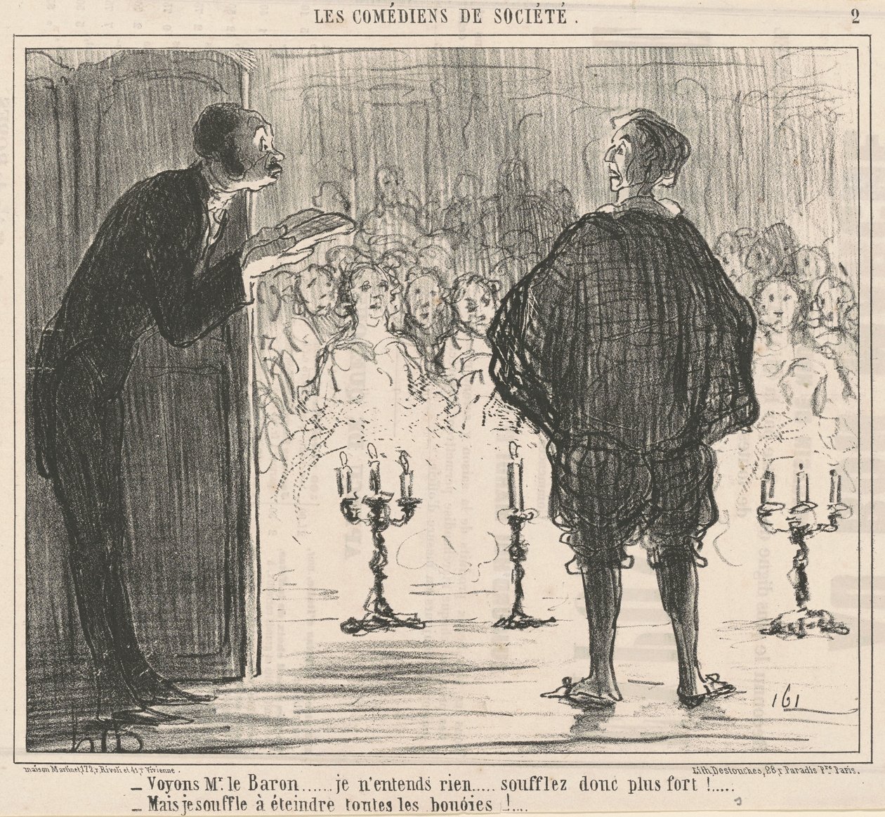 Veamos Sr. Barón... de Honoré Daumier