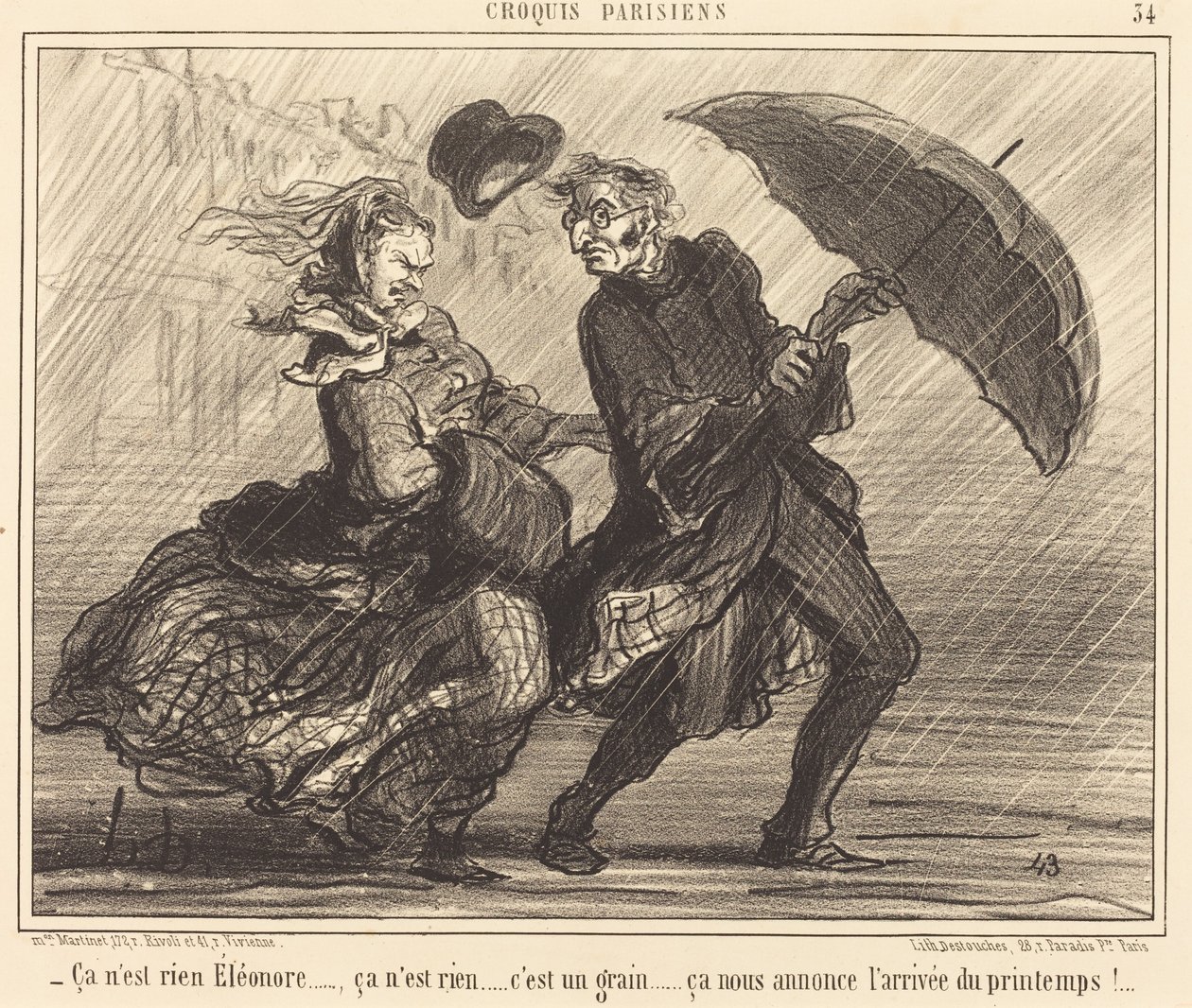 No es nada, Eleonore... no es nada... de Honoré Daumier