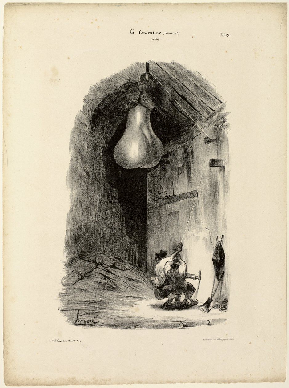 "¡Heave-ho!... ¡Heave-ho! Heave-ho!," plato 179 de Honoré Victorin Daumier