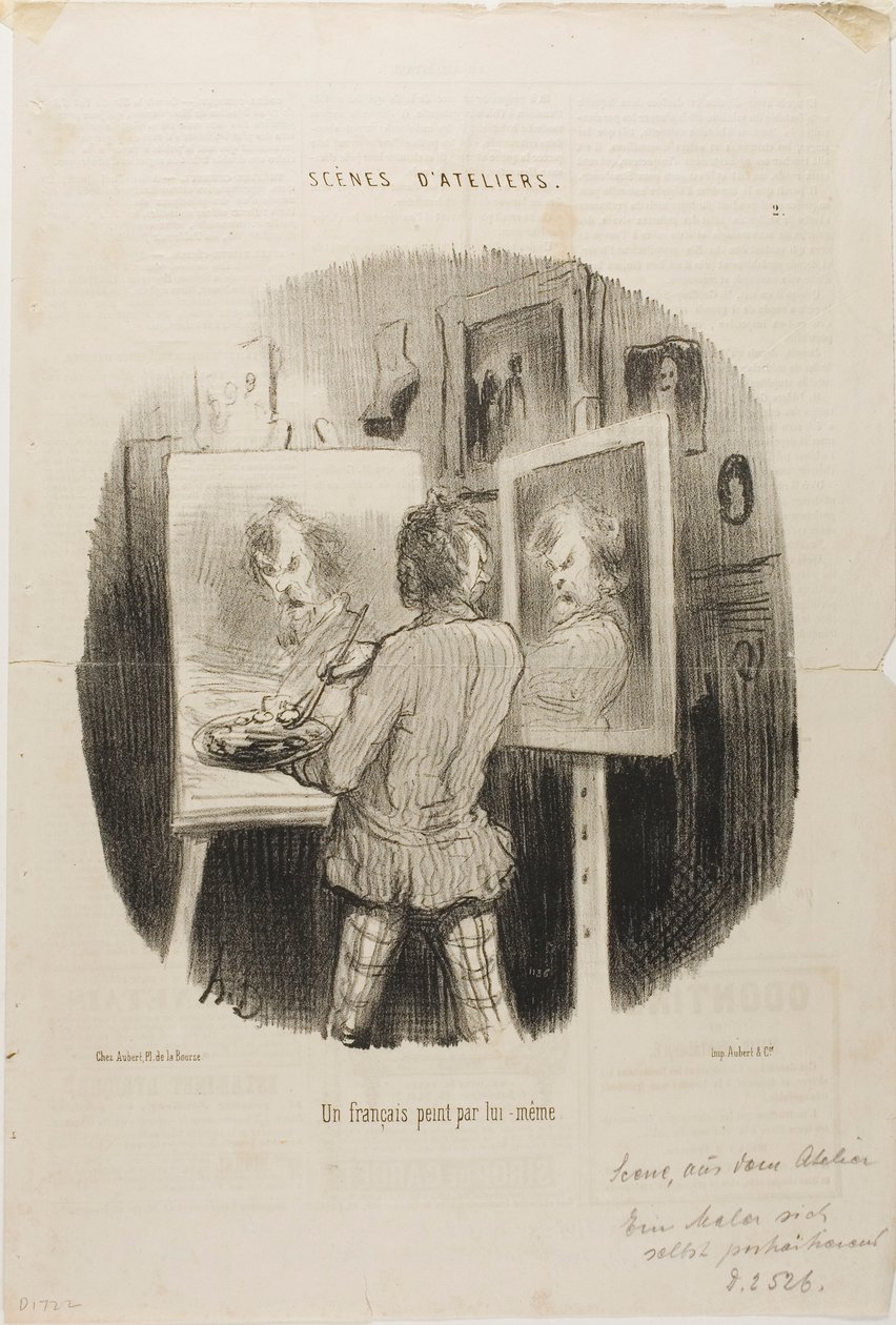 Autorretrato de un francés, lámina 2 de Scénes D
