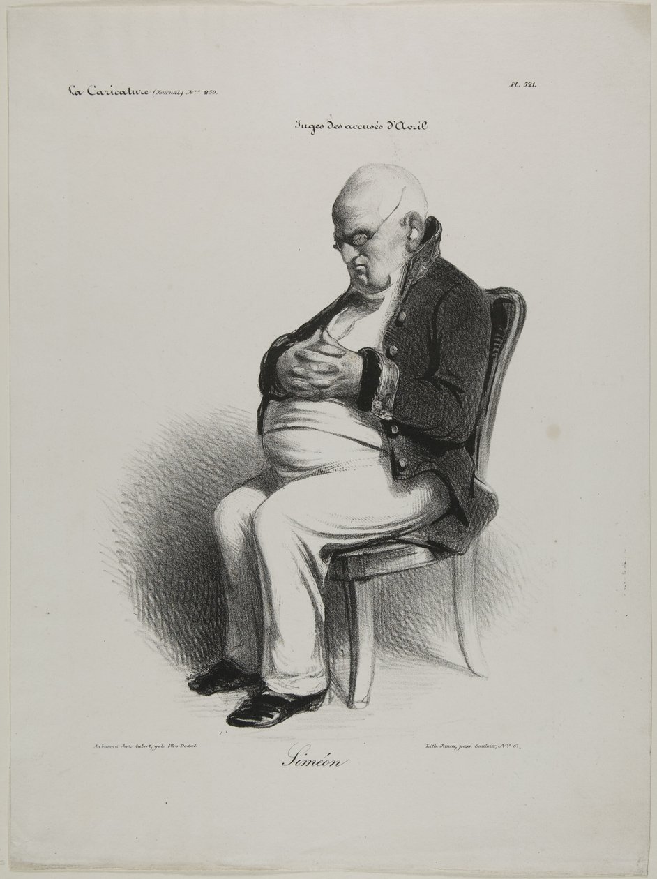 Simeón, placa 521 de Honoré Victorin Daumier