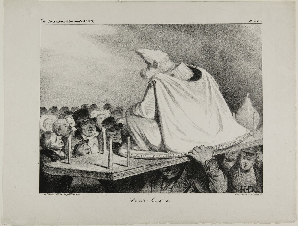 La Cabeza Suelta, placa 427 de Honoré Victorin Daumier