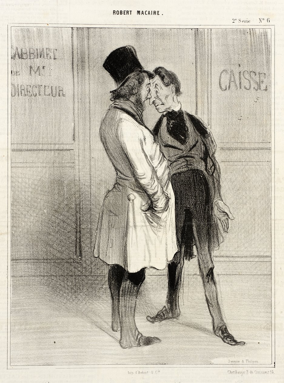 (Robert) ¡Vaya! Mi querido director... de Honoré Daumier