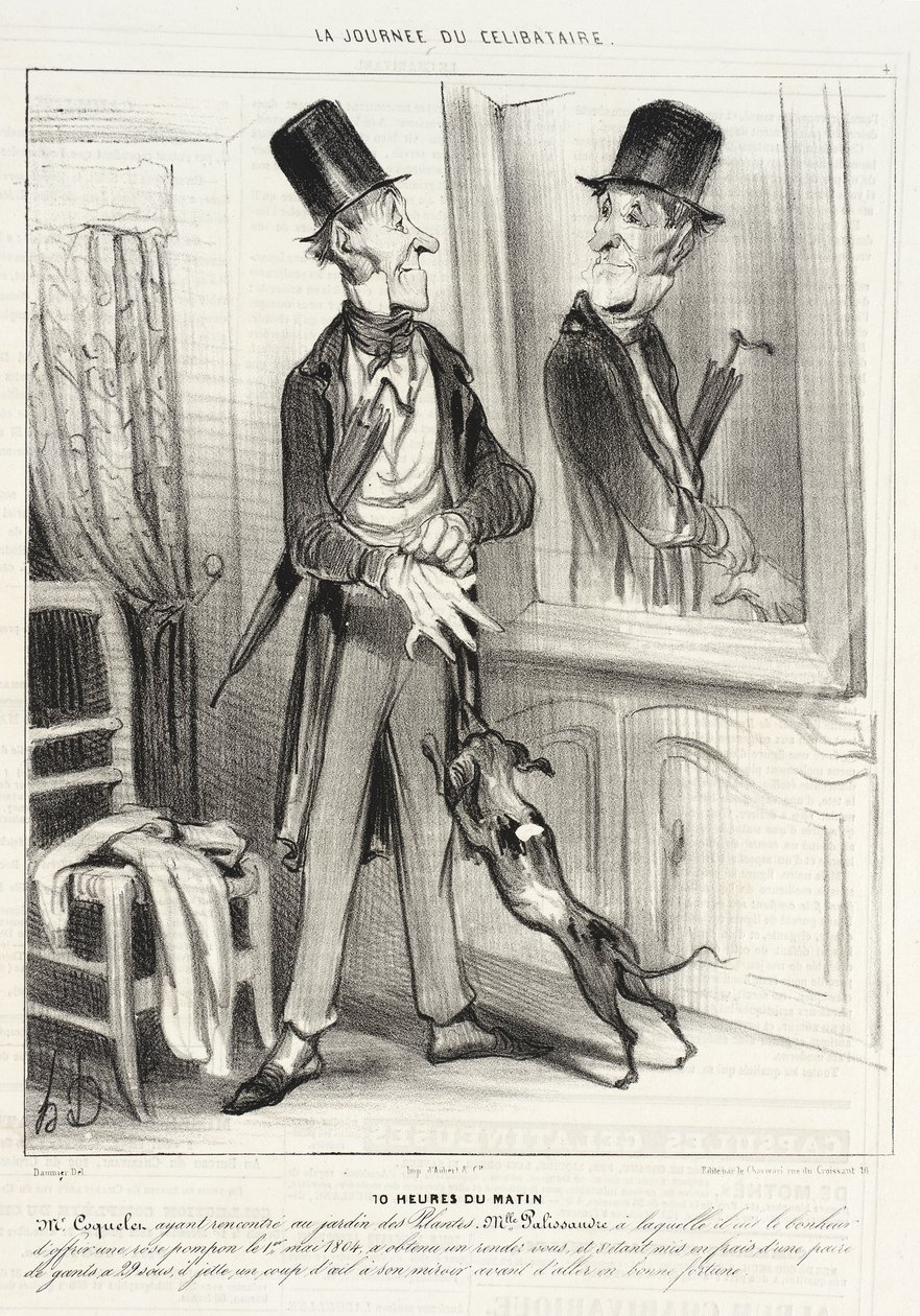 Las 10 de la mañana de Honoré Daumier