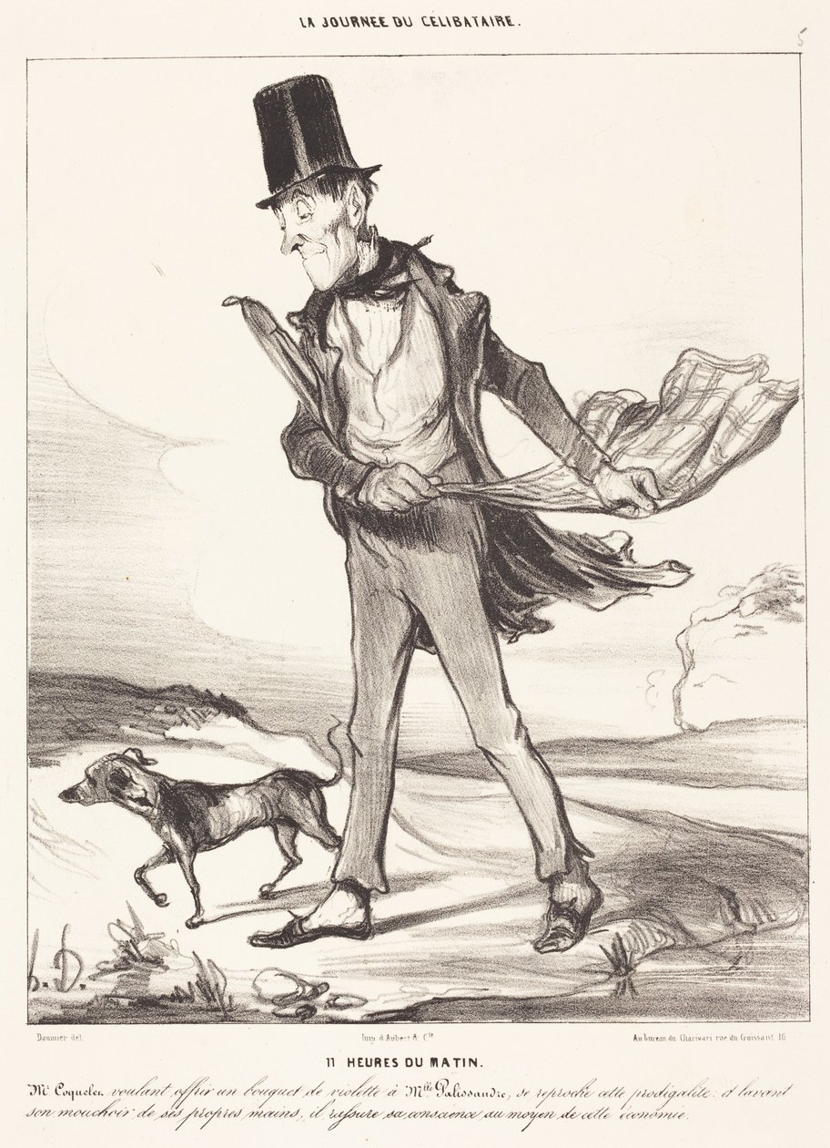 Las 11 de la mañana de Honoré Daumier