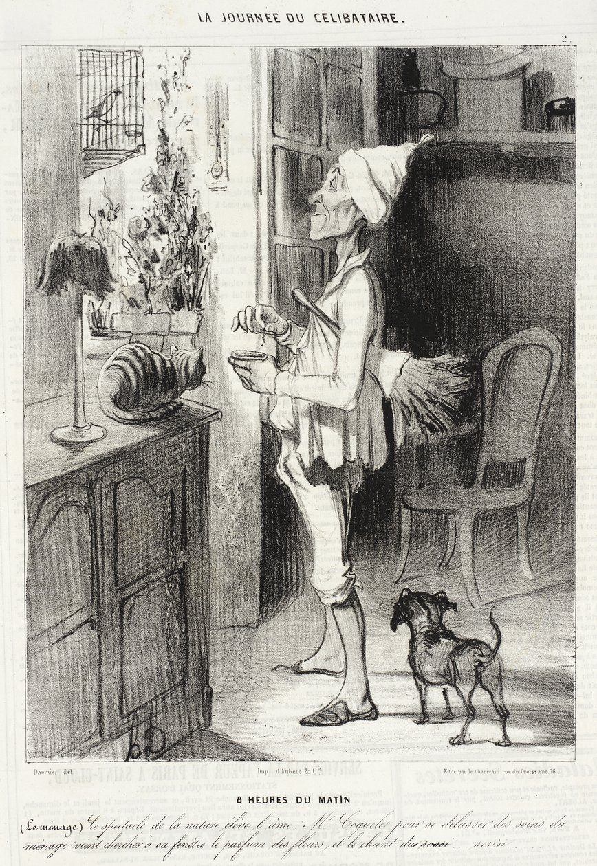 Las 8 de la mañana de Honoré Daumier