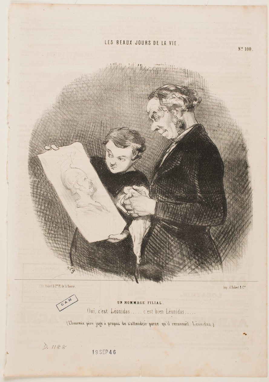 Un homenaje filial de Honoré Daumier