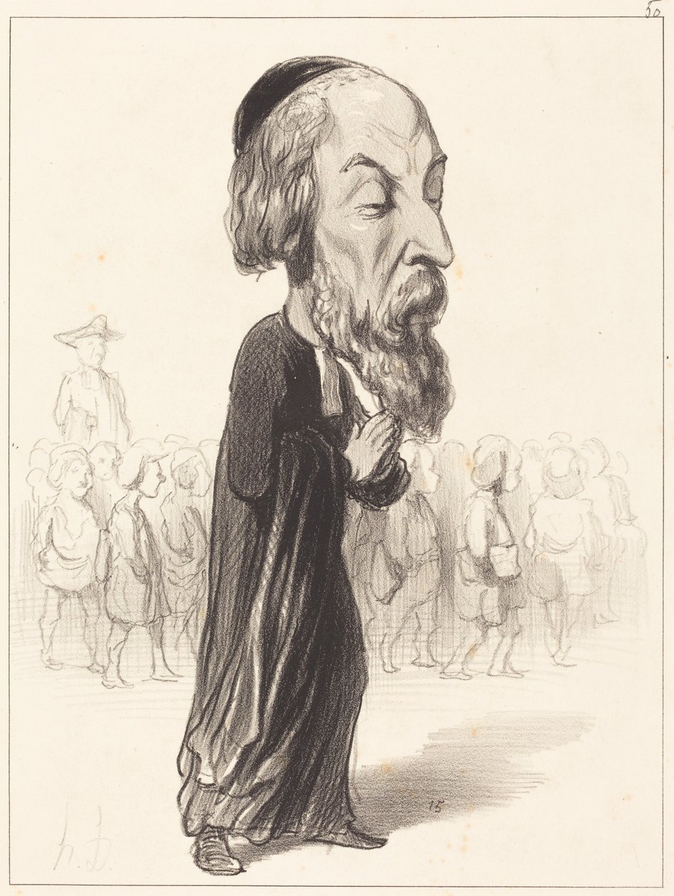 A. Fréd. Pierre, conde de Falloux de Honoré Daumier