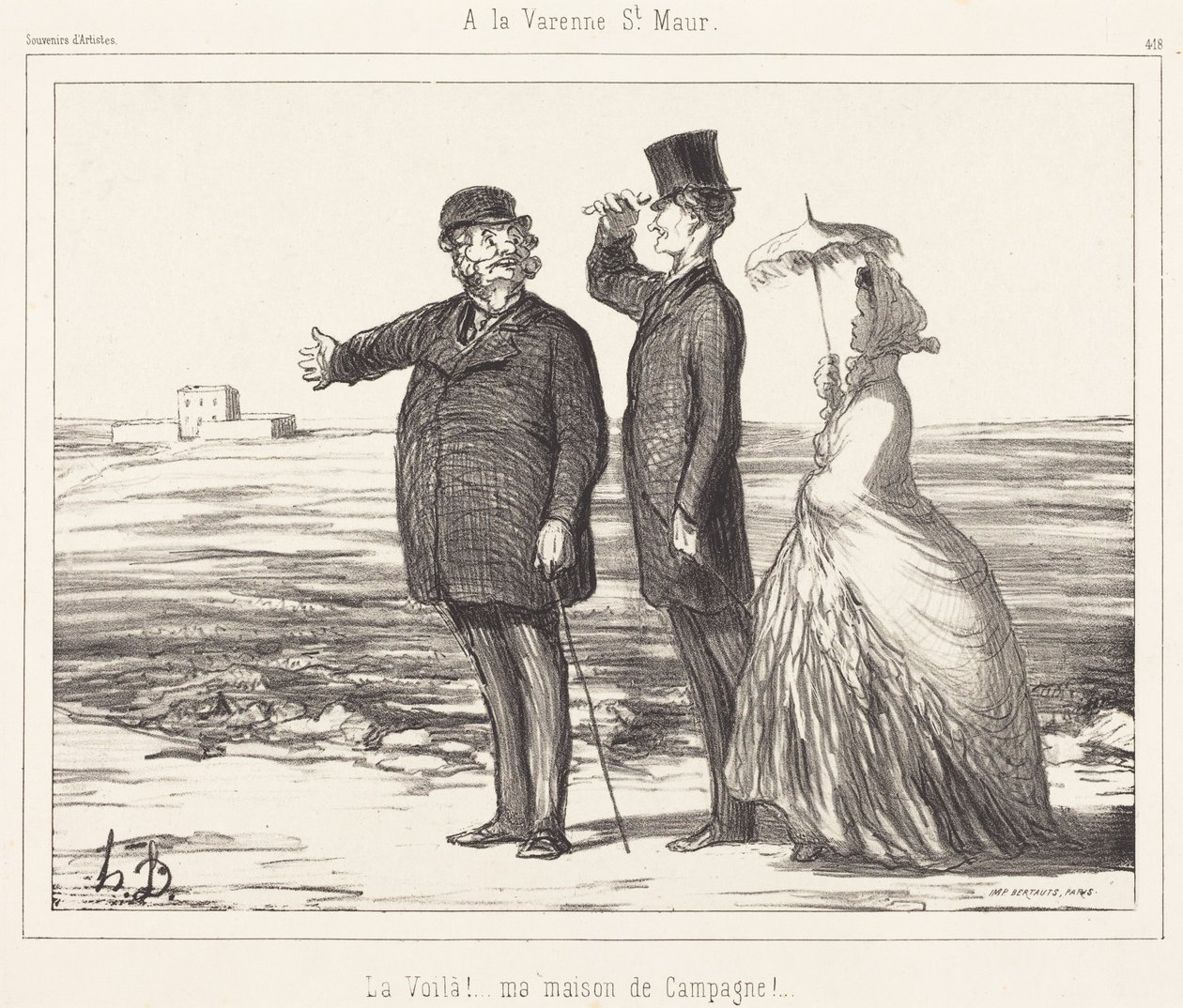 En La Varenne-Saint-Maur de Honoré Daumier