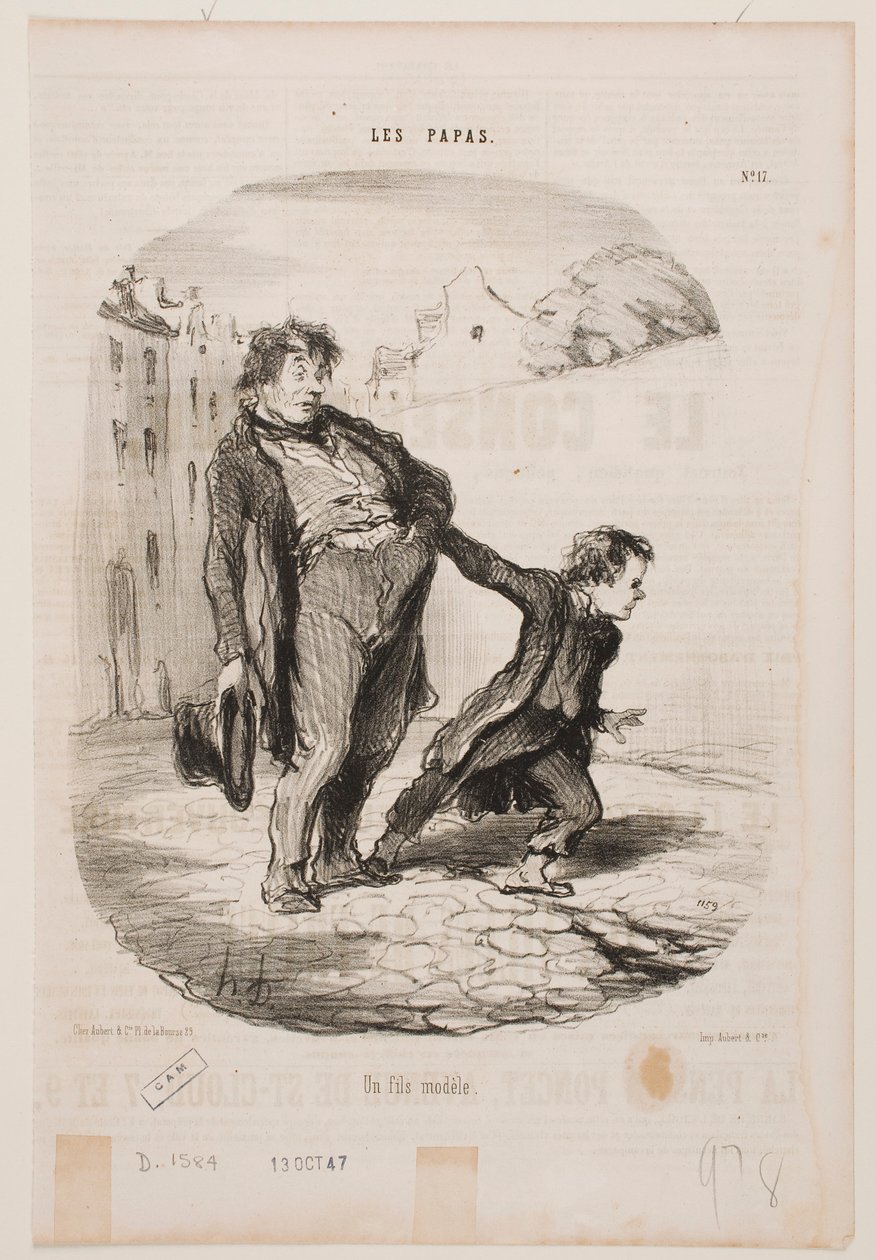 Un hijo ejemplar de Honoré Daumier