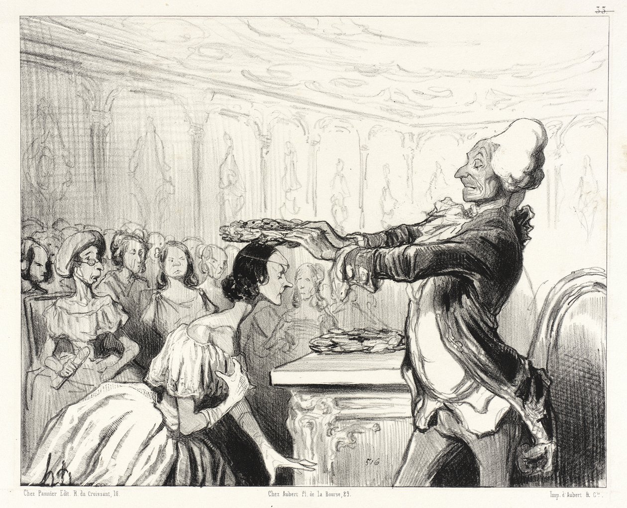 Academia de mujeres de Honoré Daumier