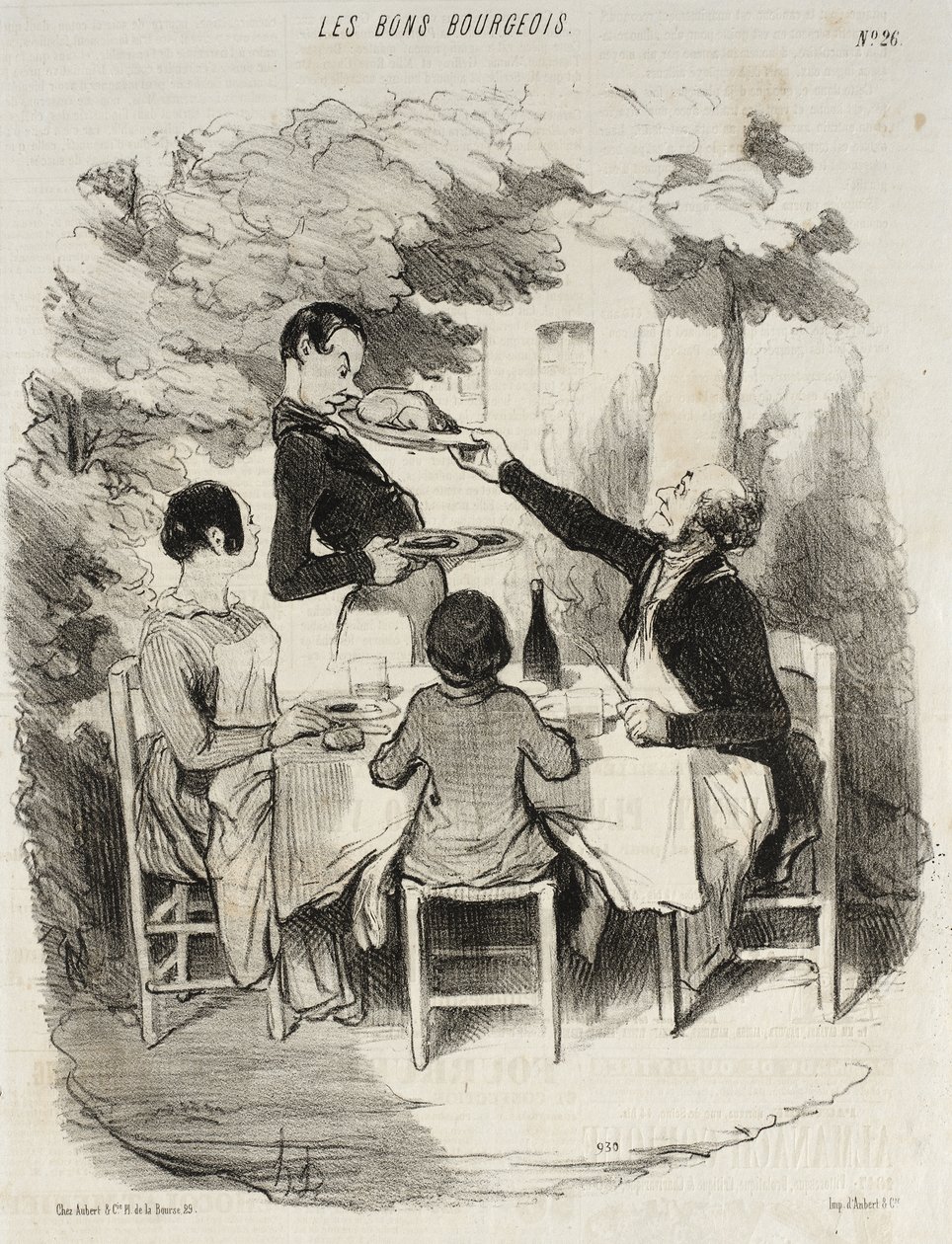 ¡Ah!  Está fresco... ¡Ah!  Está fresco... de Honoré Daumier