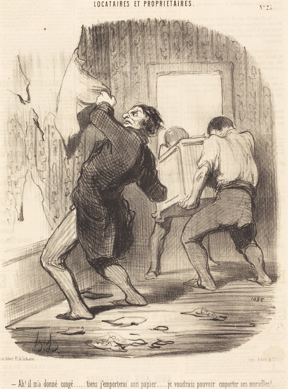 ¡Ah! Me ha despedido... de Honoré Daumier
