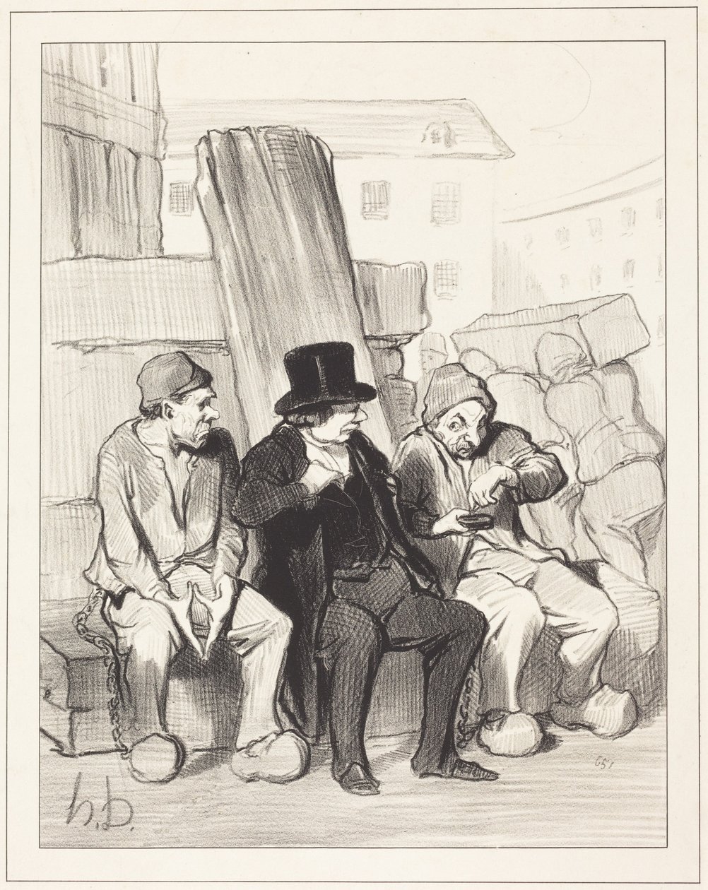 Así pues, mi amigo tiene veintidós años... de Honoré Daumier