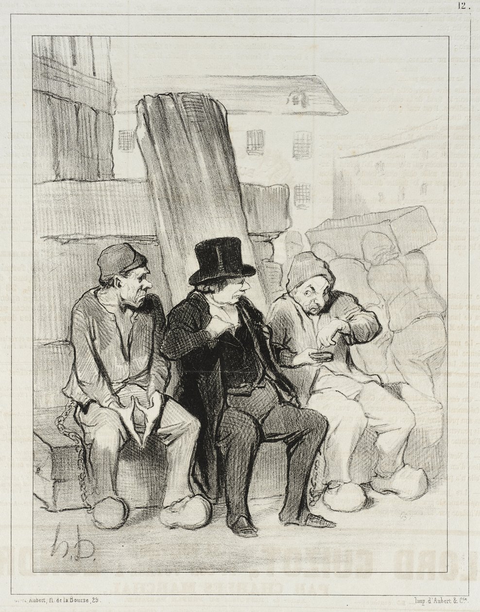 Así pues, amigo mío, a los veintidós años ya había matado a tres hombres... de Honoré Daumier