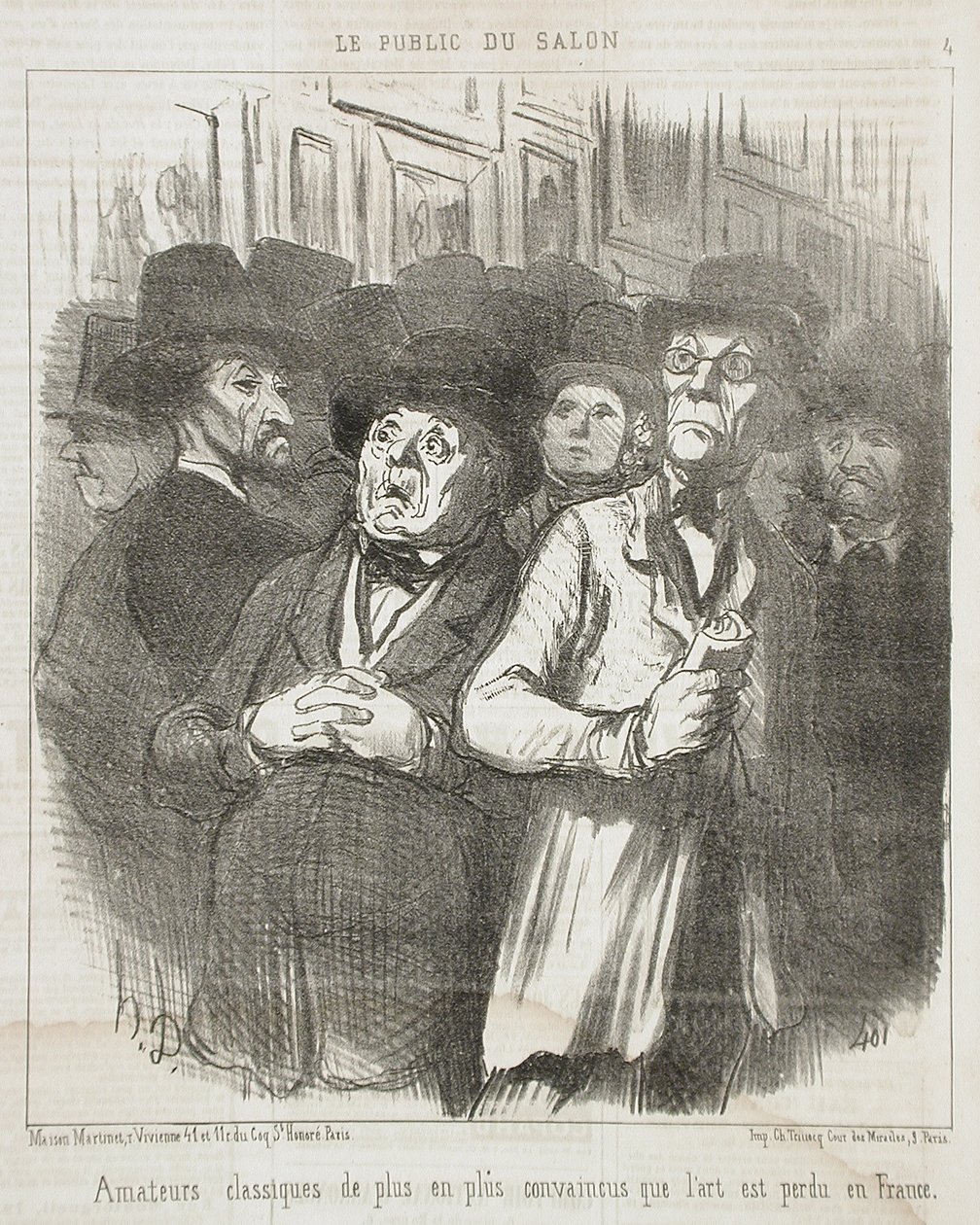 Aficionados al clásico... convencidos... de Honoré Daumier