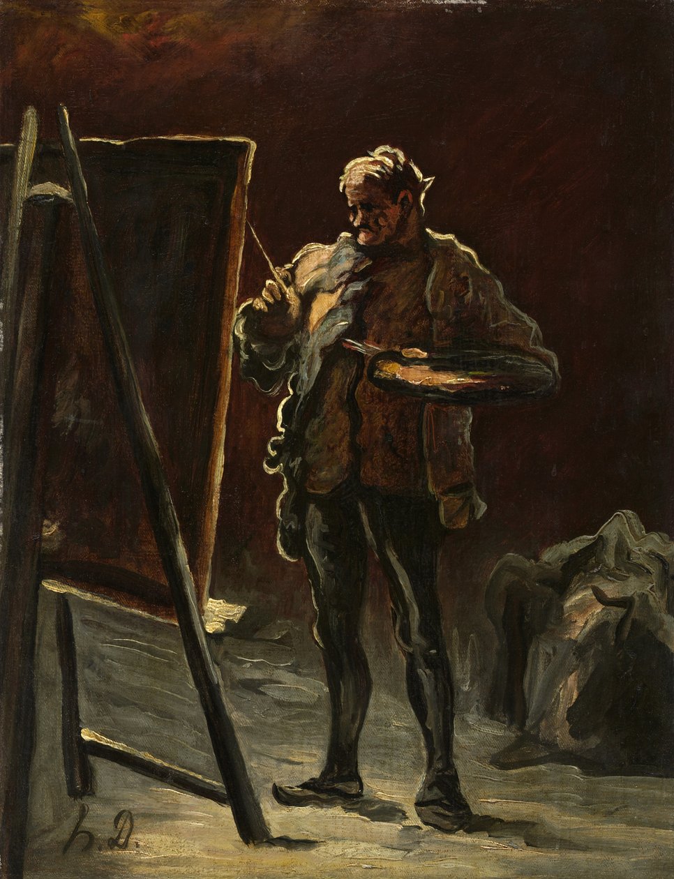 Un artista de Honoré Daumier