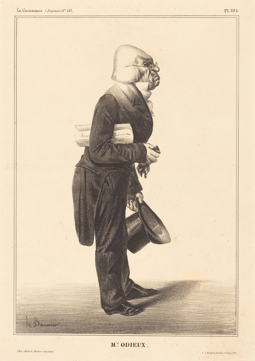 Antoine Odier de Honoré Daumier