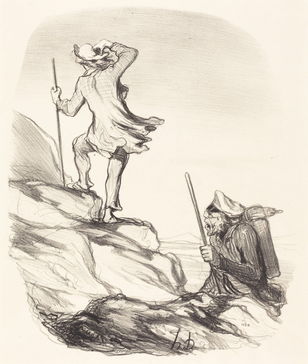 ¿Ves un lugar civilizado...? de Honoré Daumier