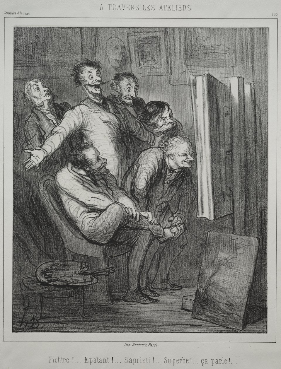 A través de los estudios de Honoré Daumier