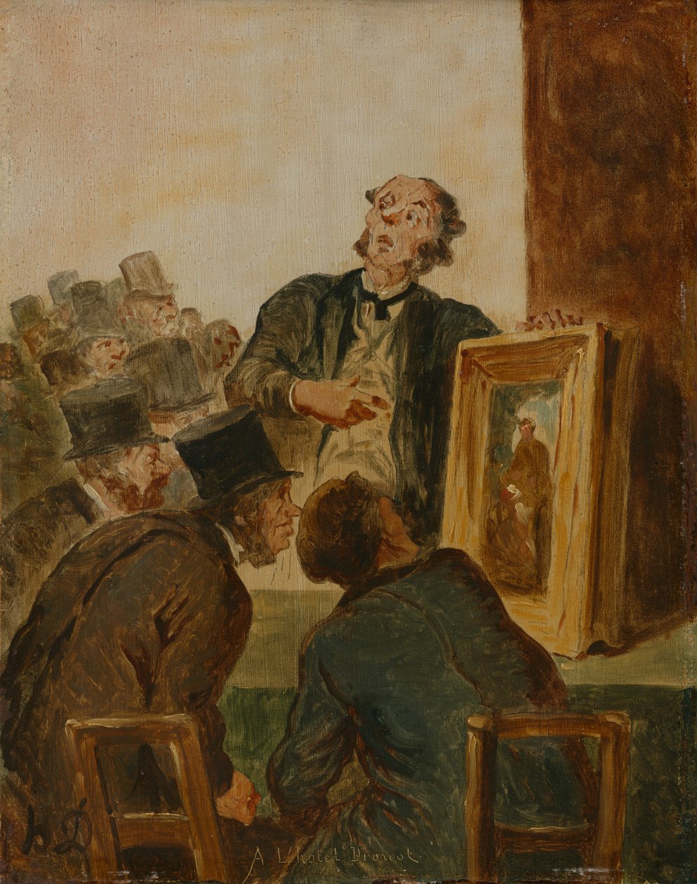 En la Galería Drouot de Honoré Daumier