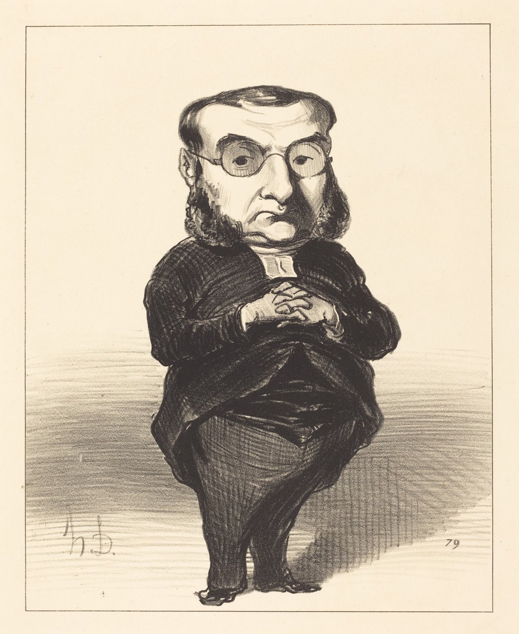 Ath. L. Charles Coquerel de Honoré Daumier